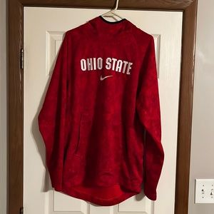 Nike Dri-Fit Ohio State size L cowl neck hoodie EUC